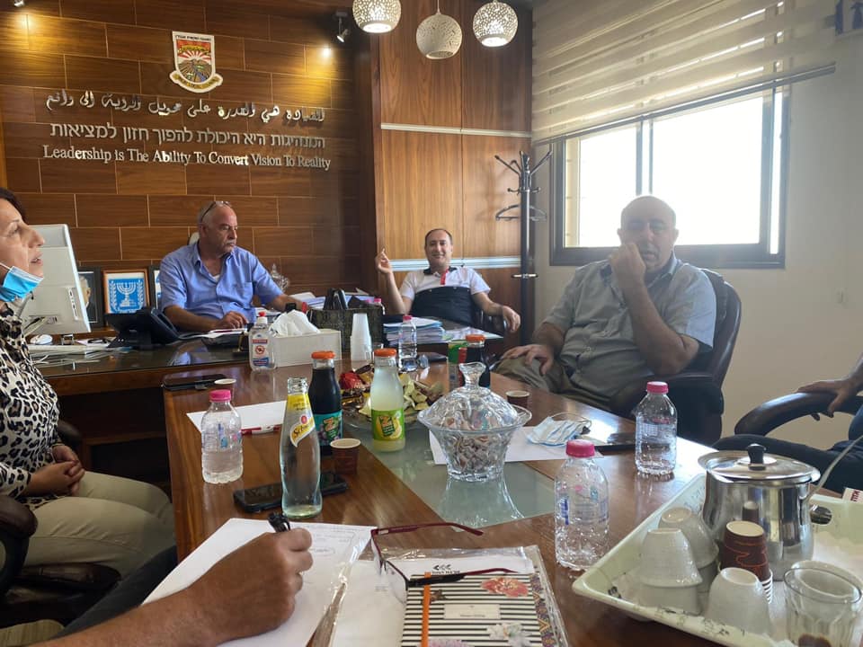 صورة من اجتماع رئيس المجلس مع الدكتور زهير زيدان